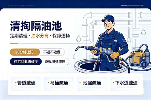 辉县清掏隔油池